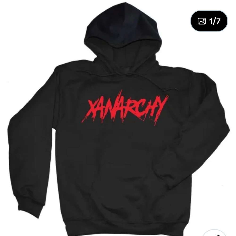 NWOT Men's Xanarchy Broken Heart Hoodie
